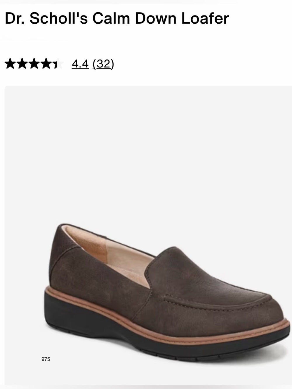 *new* Dr. Scholl's Calm Down Loafer in Dark Brown
